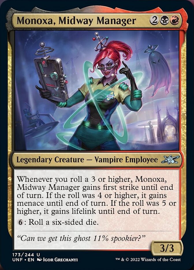 Monoxa, Midway Manager [Unfinity] | Silver Goblin