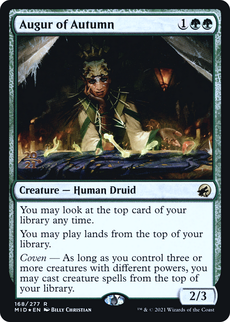 Augur of Autumn [Innistrad: Midnight Hunt Prerelease Promos] | Silver Goblin