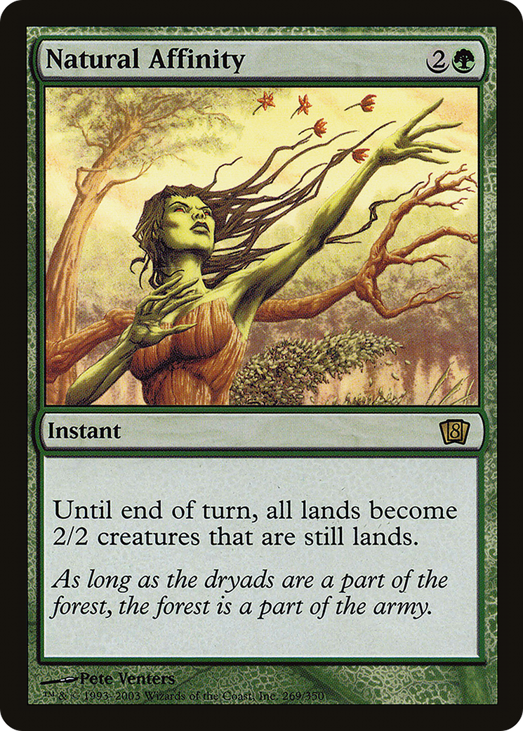 Natural Affinity (269) Foil - Eighth Edition
