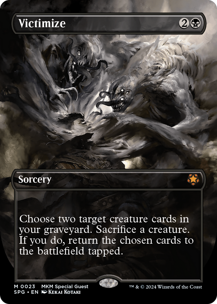 Victimize (Borderless) [Murders at Karlov Manor Special Guests] Foil