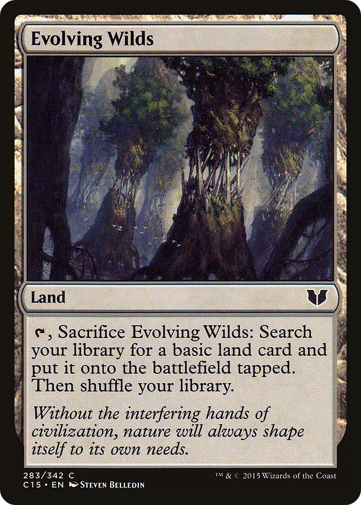 Evolving Wilds [Commander 2015] | Silver Goblin