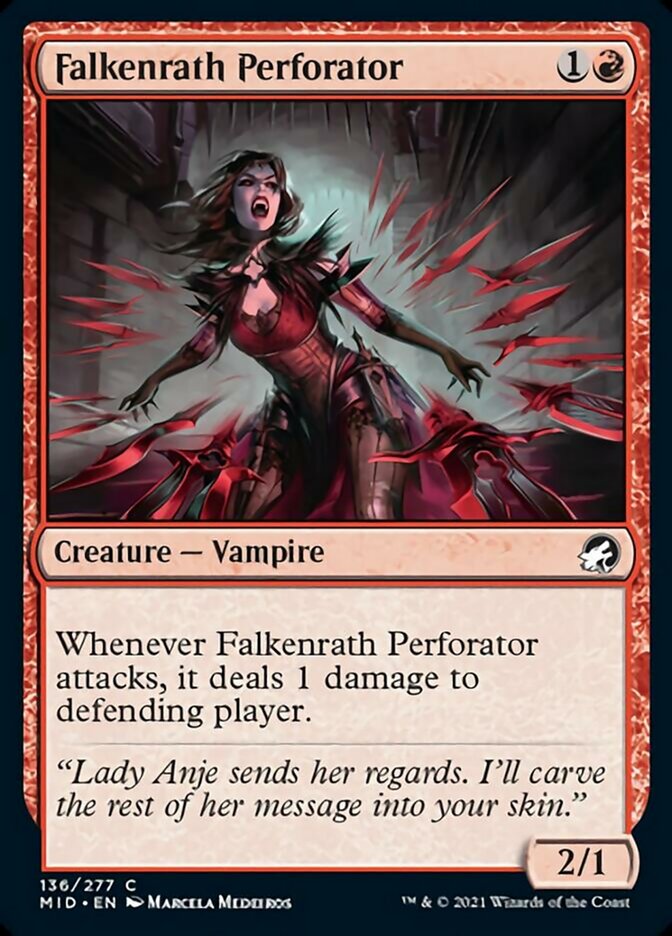 Falkenrath Perforator [Innistrad: Midnight Hunt] | Silver Goblin