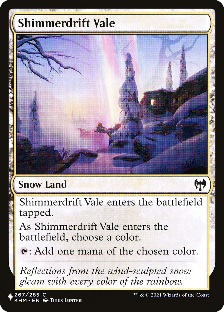 Shimmerdrift Vale [The List Reprints] | Silver Goblin