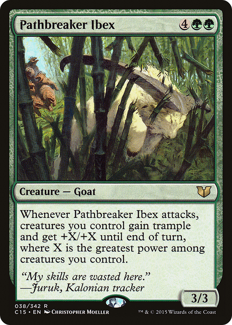 Pathbreaker Ibex (038) - Commander 2015