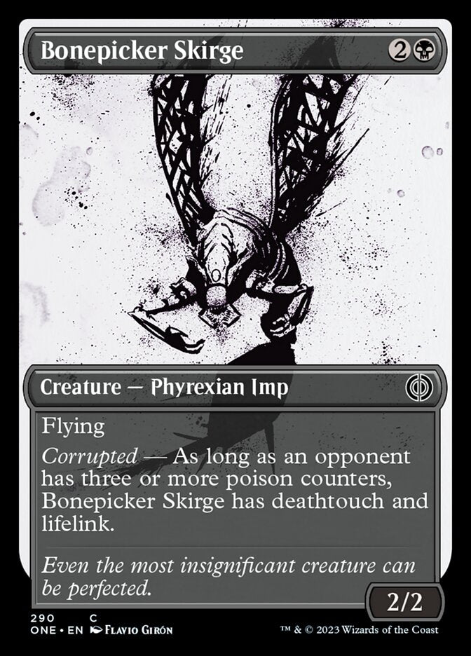 Bonepicker Skirge (Showcase Ichor) [Phyrexia: All Will Be One] | Silver Goblin