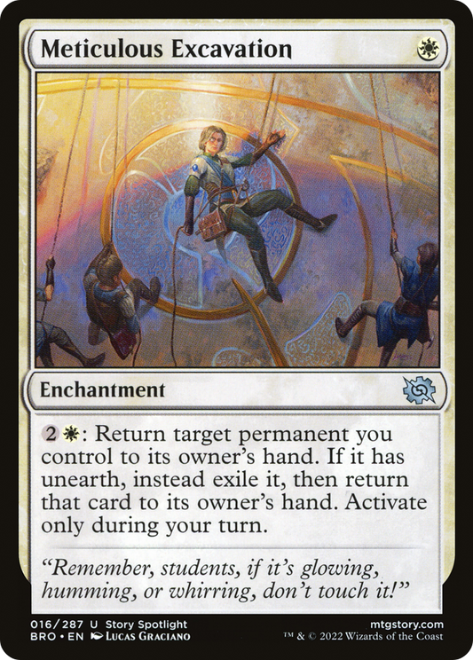 Meticulous Excavation [The Brothers' War] Foil