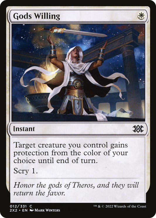 Gods Willing [Double Masters 2022] Foil