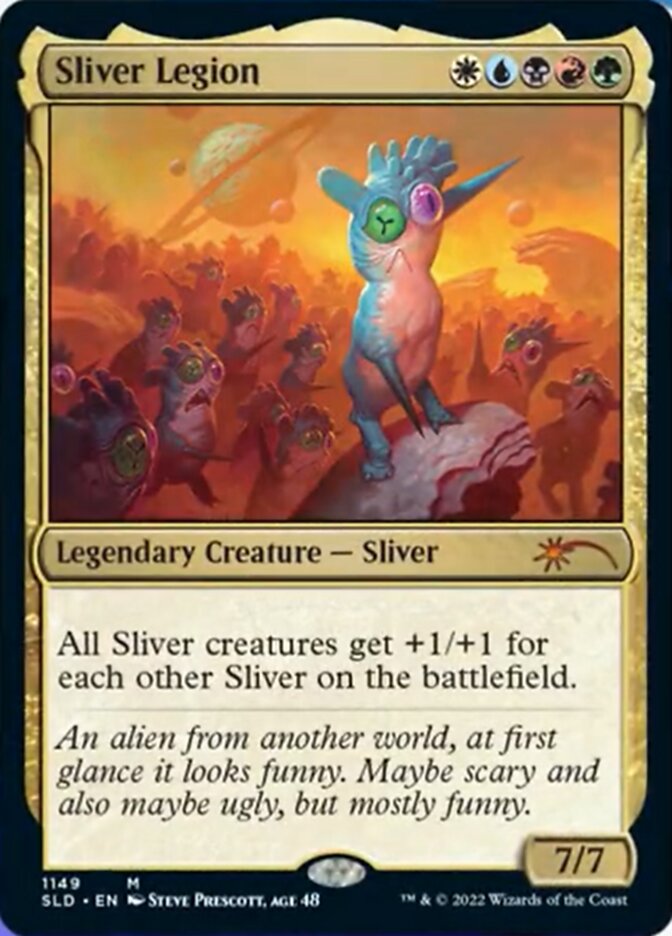 Sliver Legion (1149) [Secret Lair Drop Series] | Silver Goblin
