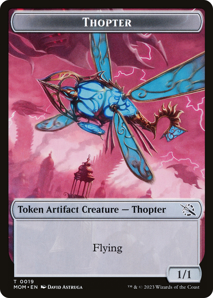 Thopter // Spirit (14) Double-Sided Token [March of the Machine Tokens] | Silver Goblin