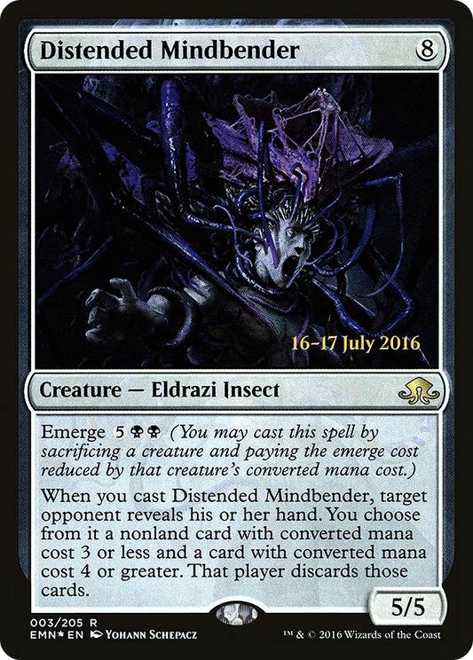 Distended Mindbender [Eldritch Moon Prerelease Promos]