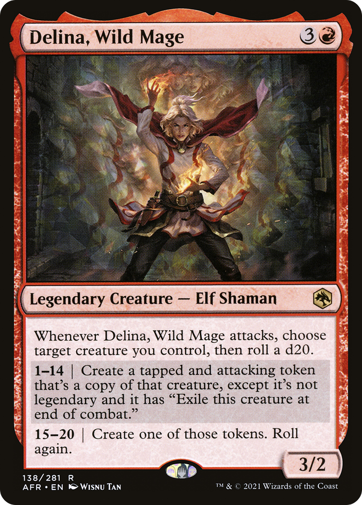 Delina, Wild Mage [Dungeons & Dragons: Adventures in the Forgotten Realms] Foil