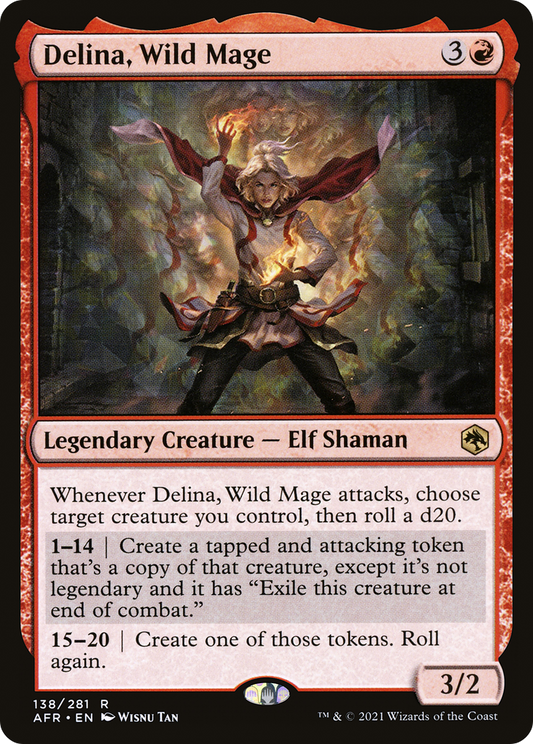 Delina, Wild Mage [Dungeons & Dragons: Adventures in the Forgotten Realms] Foil