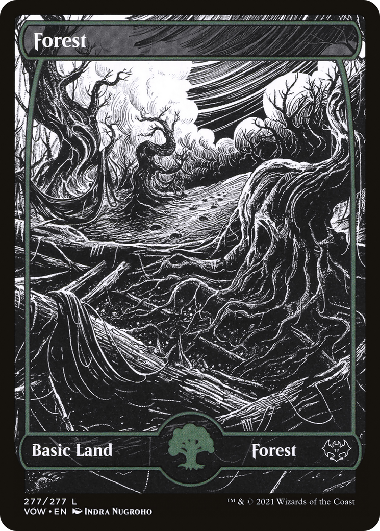 Forest (277) [Innistrad: Crimson Vow] Foil