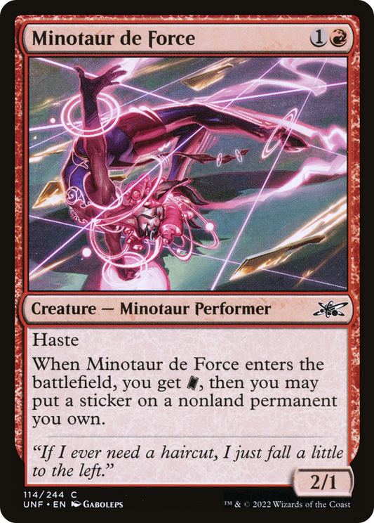 Minotaur de Force [Unfinity] Foil