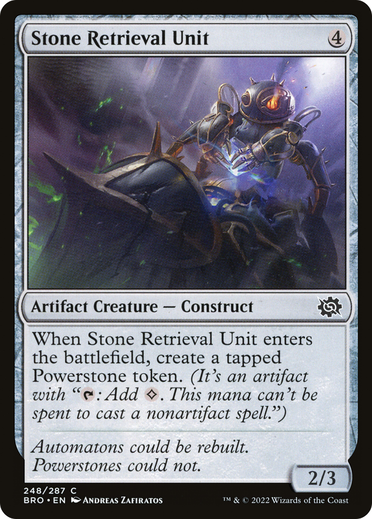 Stone Retrieval Unit [The Brothers' War] Foil