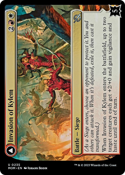 Invasion of Kylem // Valor's Reach Tag Team [March of the Machine] Foil