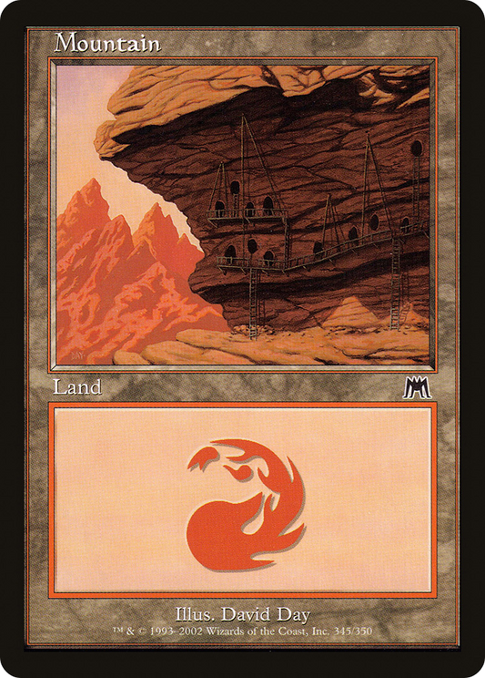 Mountain (345) [Onslaught] Foil