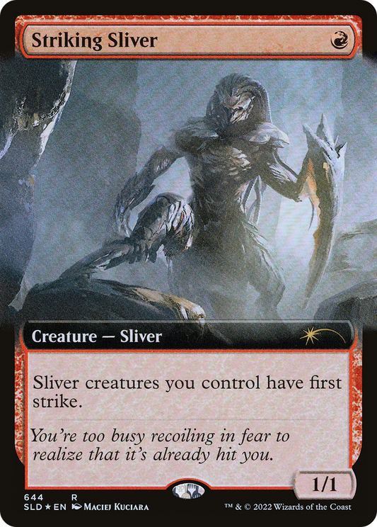 Striking Sliver (Extended Art) [Secret Lair Drop Series]