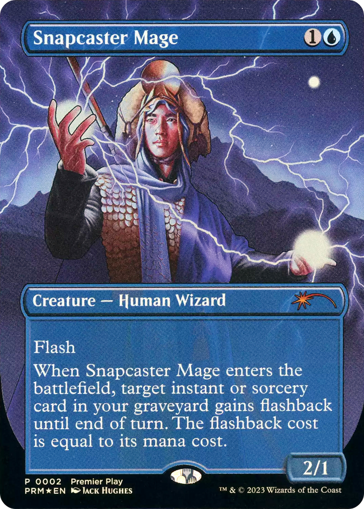 Snapcaster Mage (Borderless Alternate Art) [Regional Championship Qualifiers 2023] | Silver Goblin