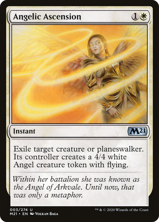 Angelic Ascension [Core Set 2021] Foil