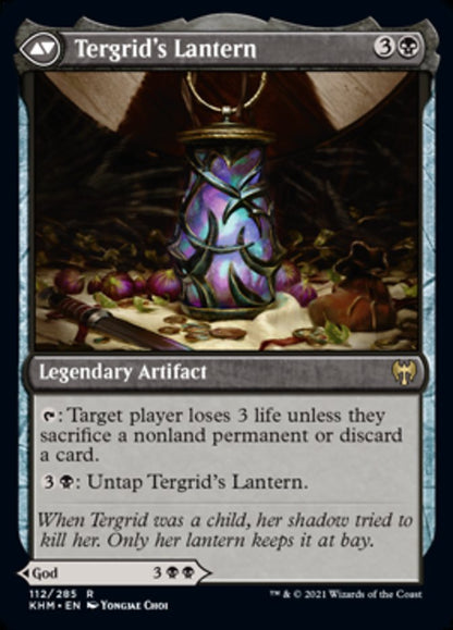 Tergrid, God of Fright // Tergrid's Lantern [Kaldheim] Foil