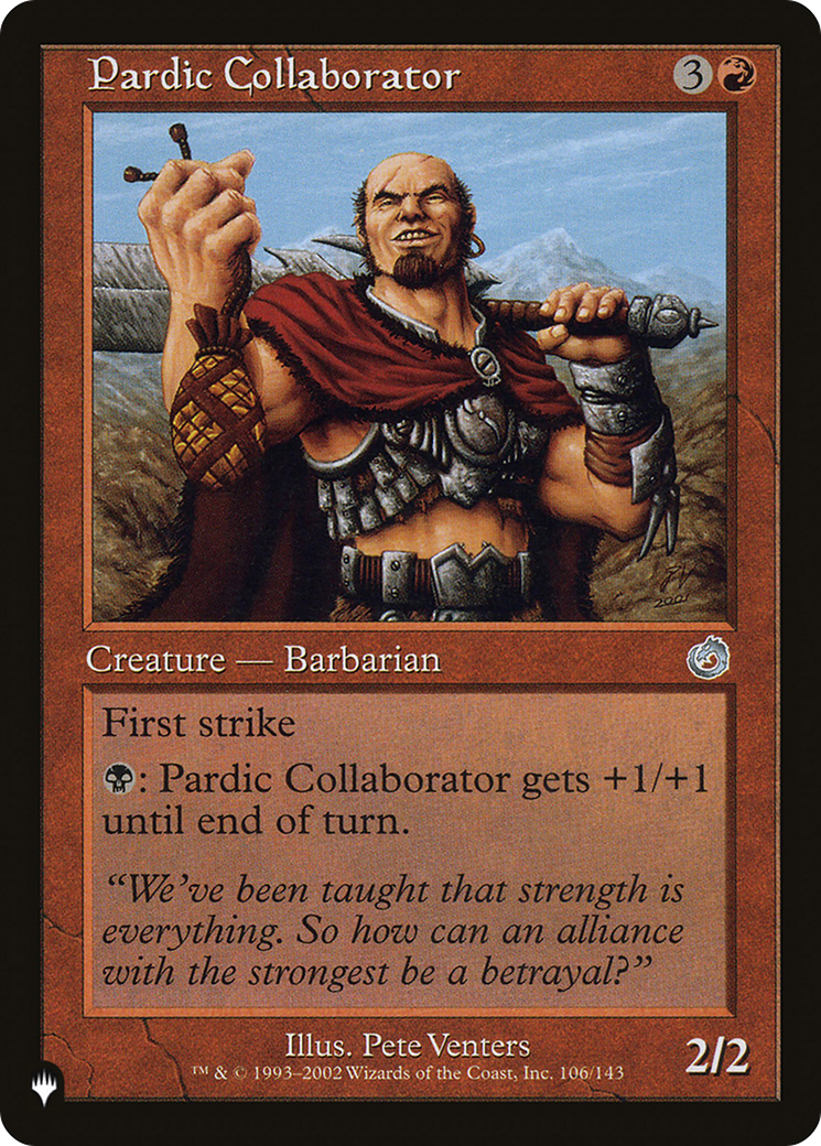 Pardic Collaborator [The List Reprints] | Silver Goblin