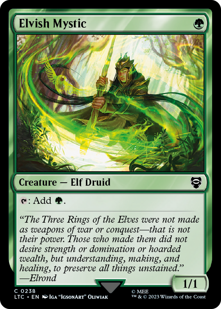 Elvish Mystic [The Lord of the Rings: Tales of Middle-Earth Commander] | Silver Goblin