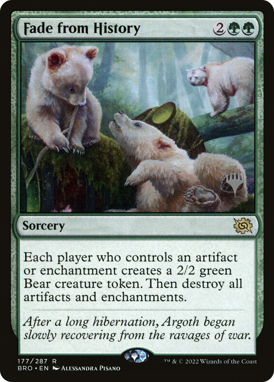 Fade from History (Promo Pack) [The Brothers' War Promos] Foil