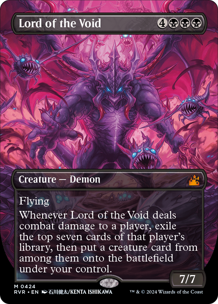 Lord of the Void (Anime Borderless) [Ravnica Remastered] Foil