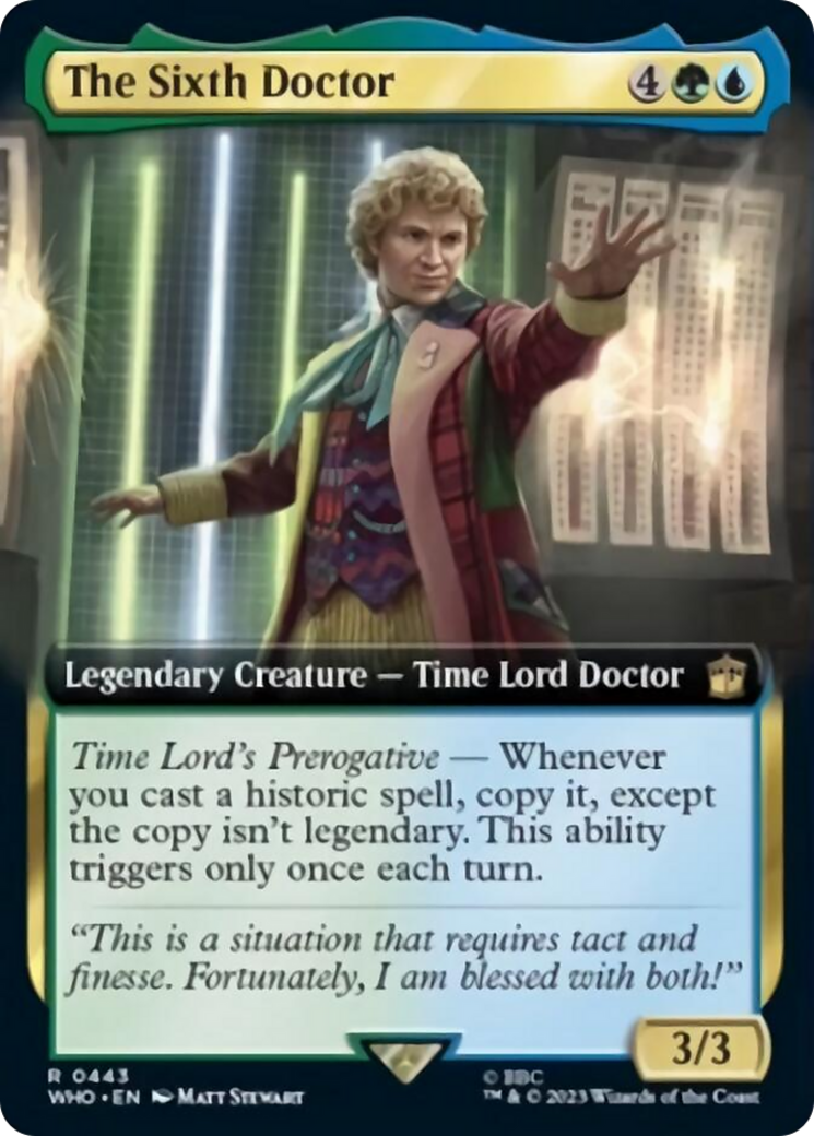 The Sixth Doctor (Extended Art) [Doctor Who] | Silver Goblin