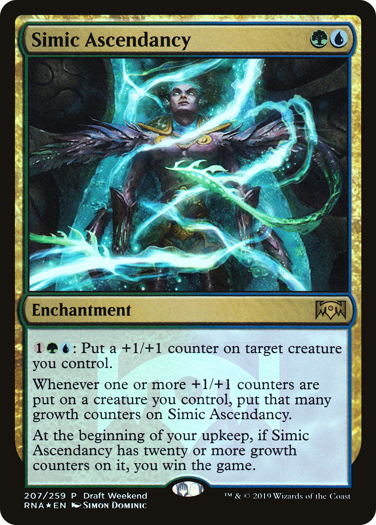 Simic Ascendancy (Draft Weekend) [Ravnica Allegiance Promos]