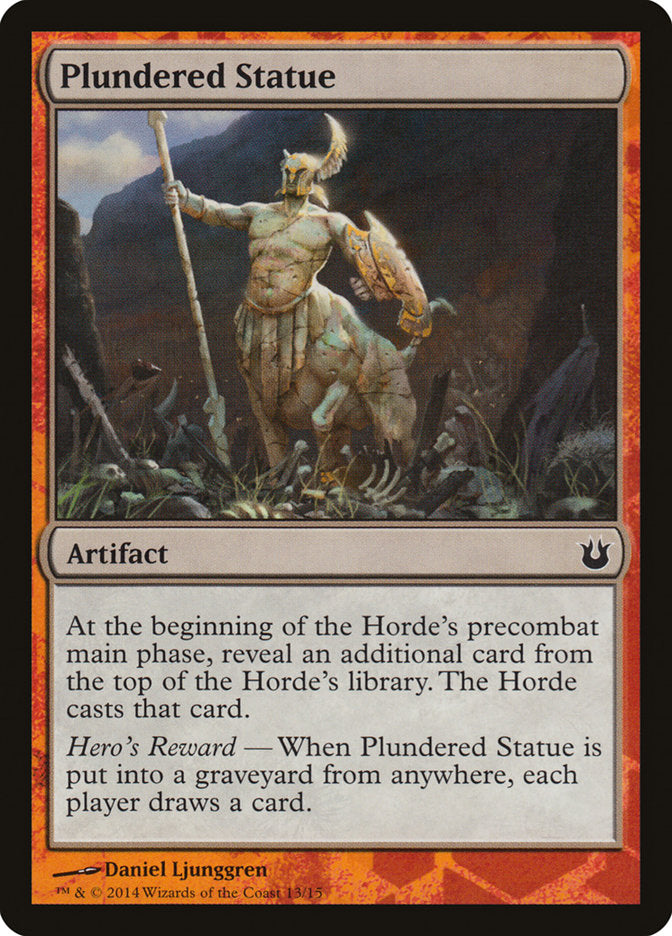 Plundered Statue [Born of the Gods Battle the Horde] | Silver Goblin