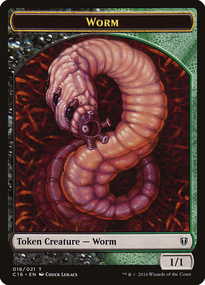 Worm Token [Commander 2016 Tokens] | Silver Goblin