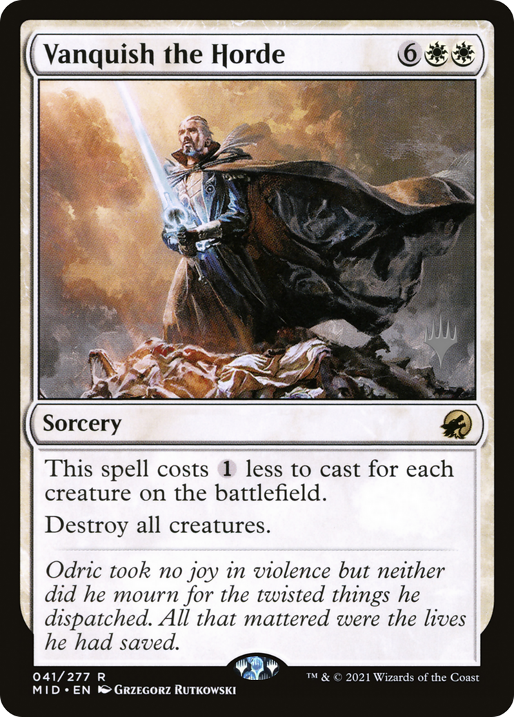 Vanquish the Horde (Promo Pack) [Innistrad: Midnight Hunt Promos] | Silver Goblin