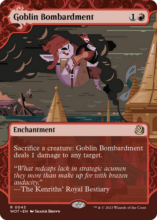 Goblin Bombardment [Wilds of Eldraine: Enchanting Tales] Foil