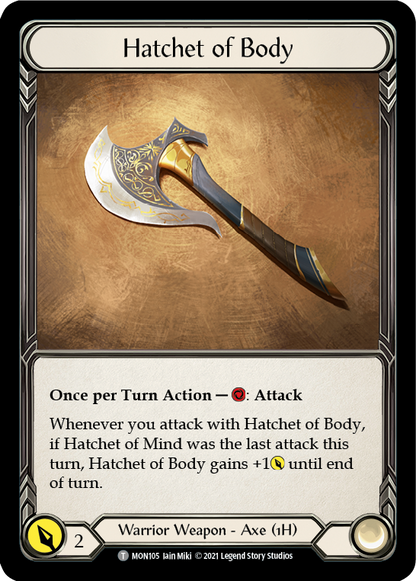 Hatchet of Body // Spectral Shield (MON105) 1st Edition  - Monarch