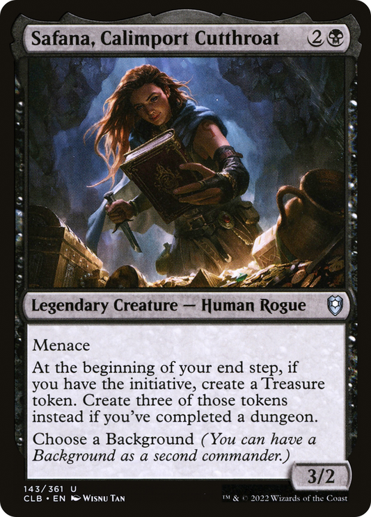 Safana, Calimport Cutthroat [Commander Legends: Battle for Baldur's Gate] Foil