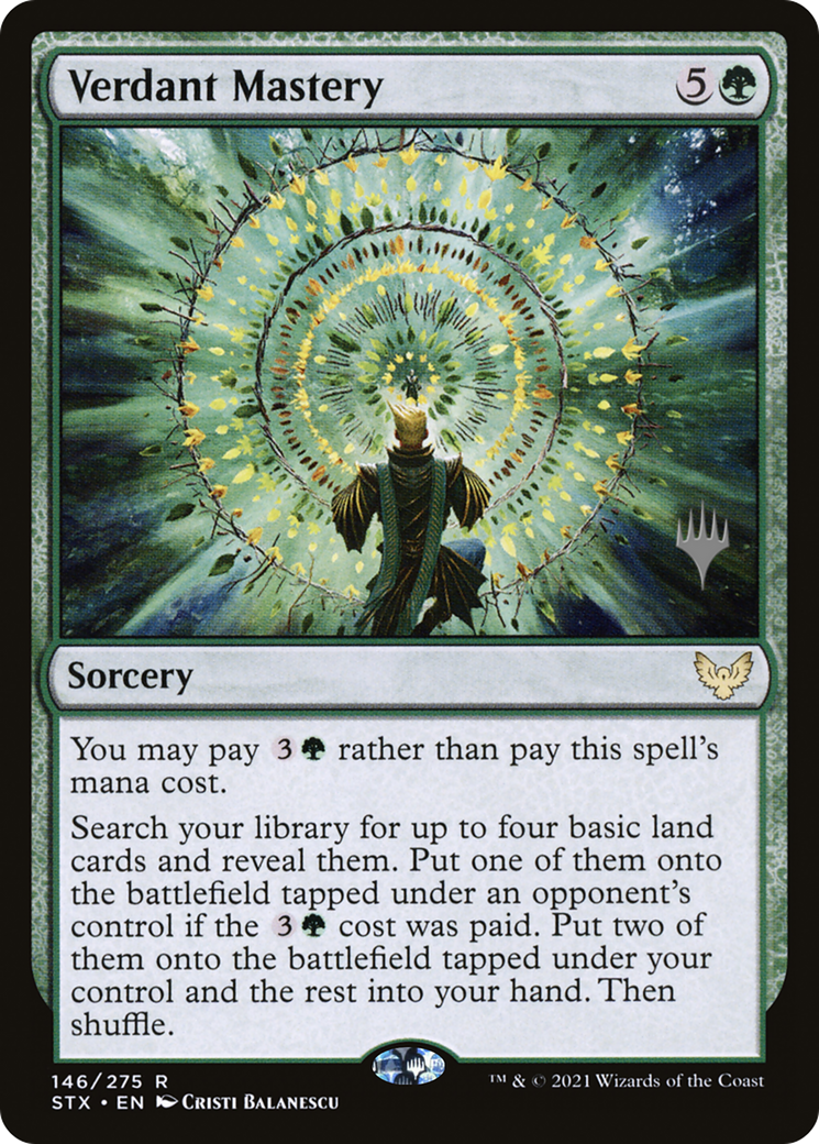 Verdant Mastery (146) Foil - Strixhaven: School of Mages Promos