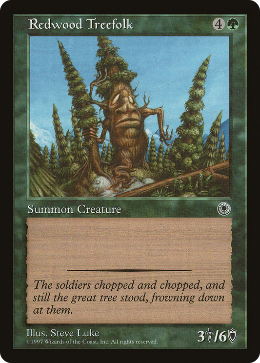 Redwood Treefolk [Portal]