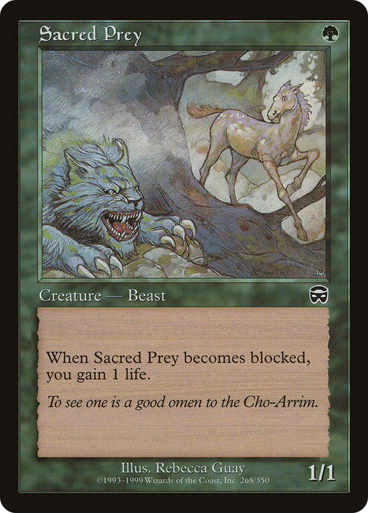 Sacred Prey [Mercadian Masques] Foil
