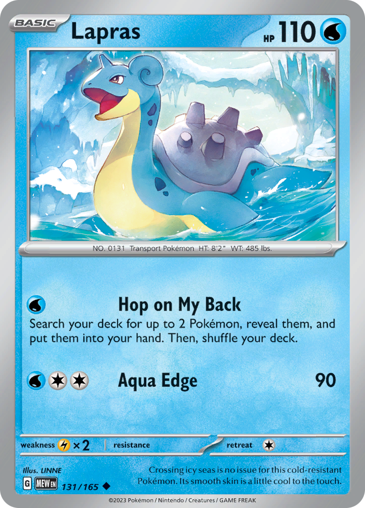 Lapras (131/165) [Scarlet & Violet: 151] | Silver Goblin