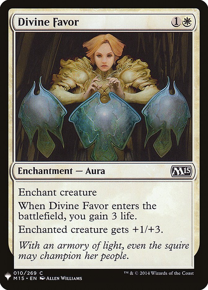 Divine Favor [Mystery Booster] | Silver Goblin