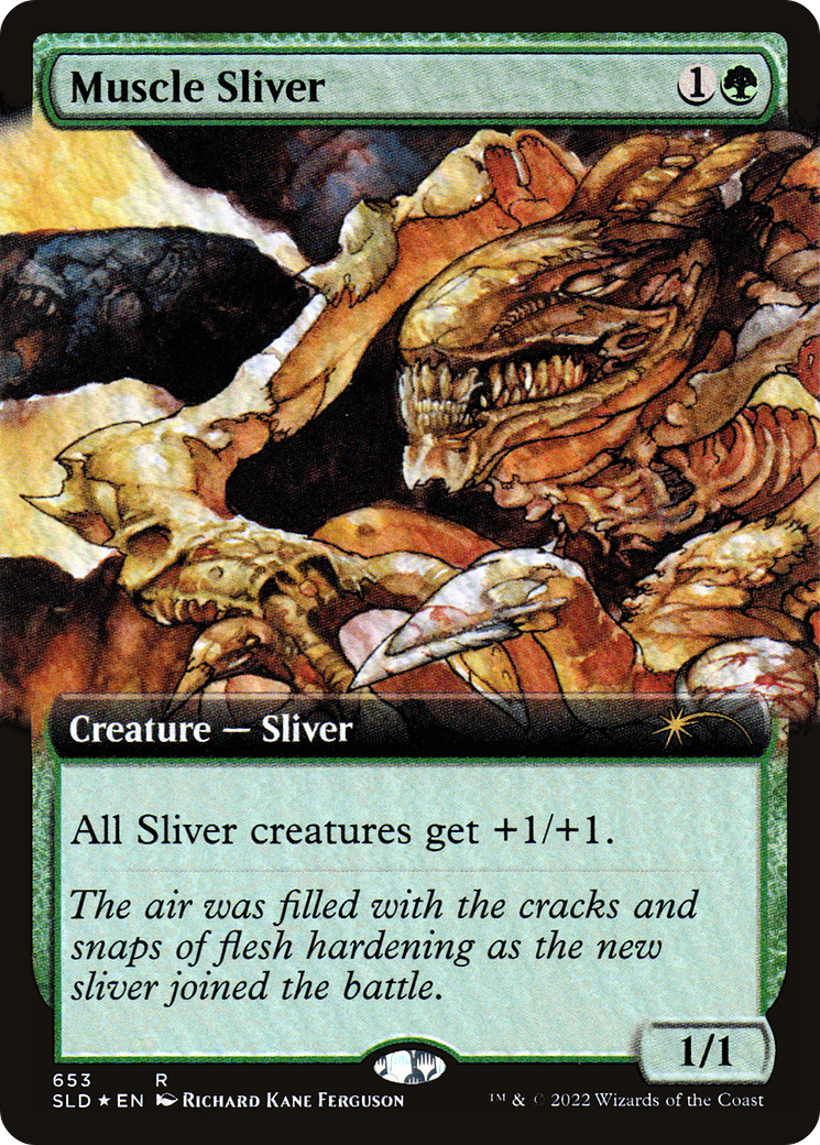 Muscle Sliver (Extended Art) [Secret Lair Drop Promos] | Silver Goblin