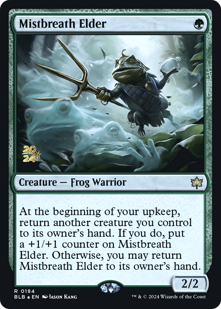 Mistbreath Elder [Bloomburrow Prerelease Promos] | Silver Goblin