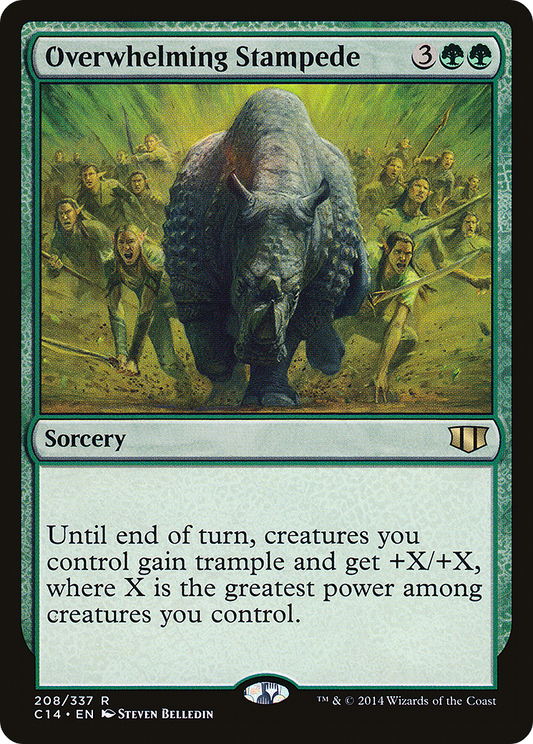 Overwhelming Stampede (208) - Commander 2014