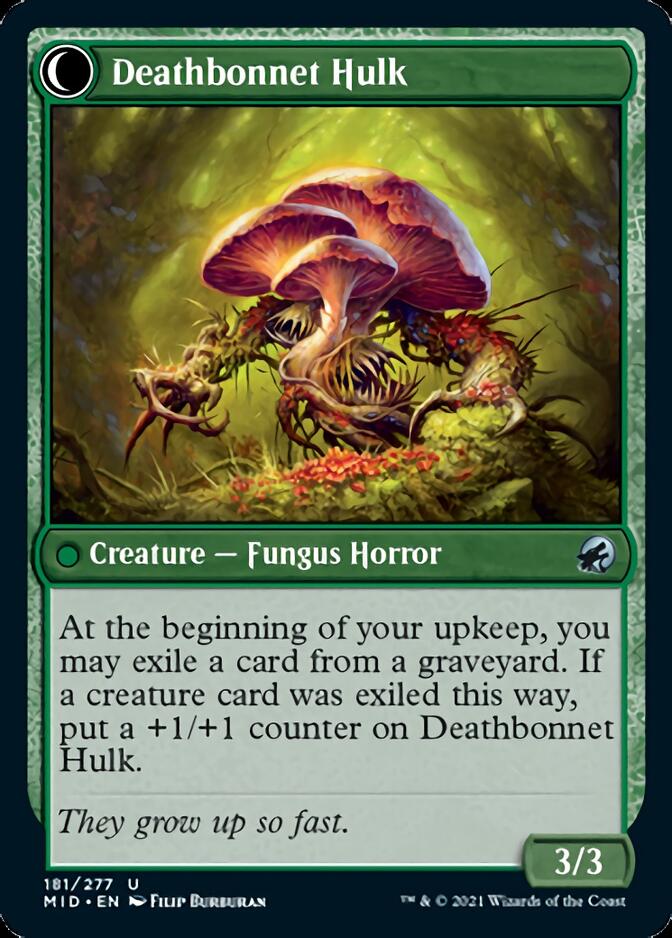 Deathbonnet Sprout // Deathbonnet Hulk [Innistrad: Midnight Hunt] | Silver Goblin