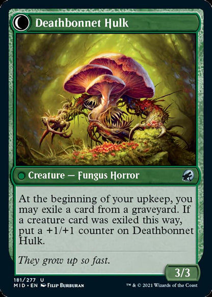 Deathbonnet Sprout // Deathbonnet Hulk [Innistrad: Midnight Hunt] Foil