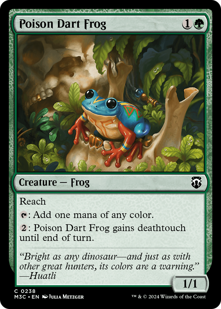 Poison Dart Frog [Modern Horizons 3 Commander] | Silver Goblin