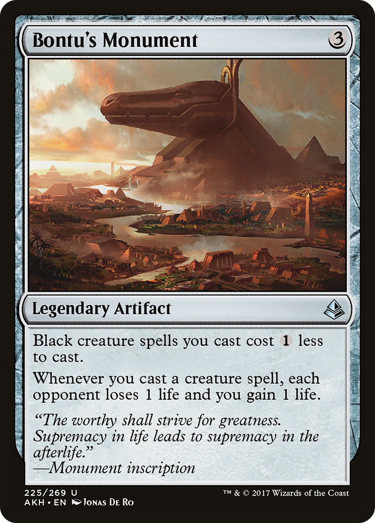 Bontu's Monument [Amonkhet] Foil