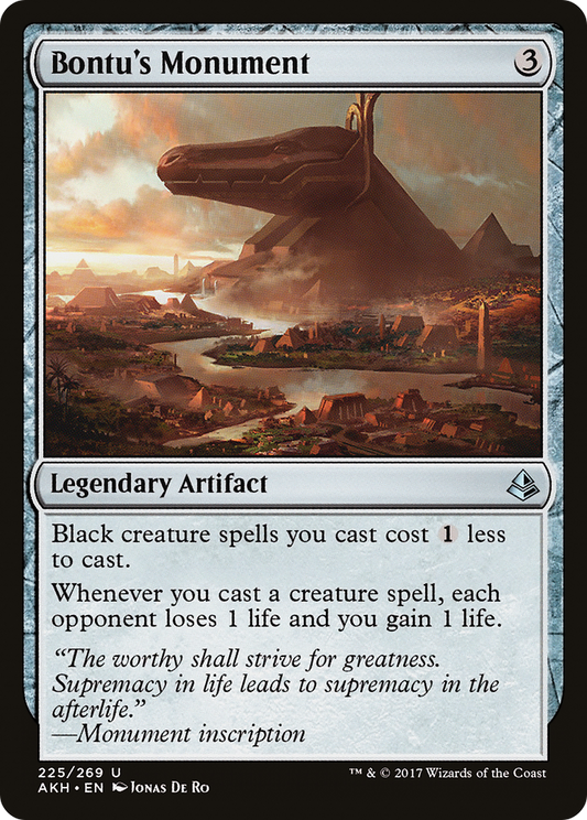 Bontu's Monument [Amonkhet] Foil
